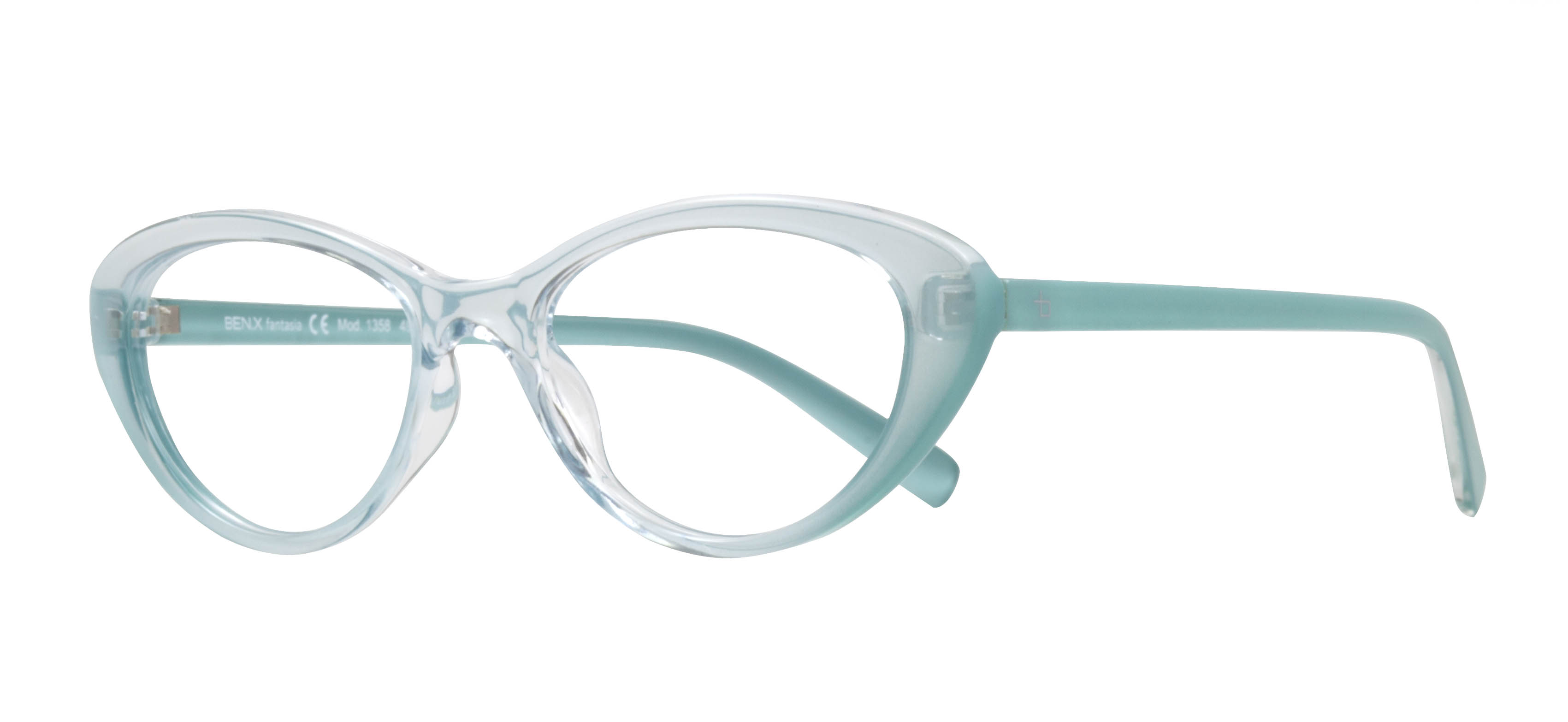 BENX FANTASIA Eyeglasses Teenage Woman Cateye Full-Rimmed Grilamid (TR90) Unfiltered BXFNTS 1358-C.06